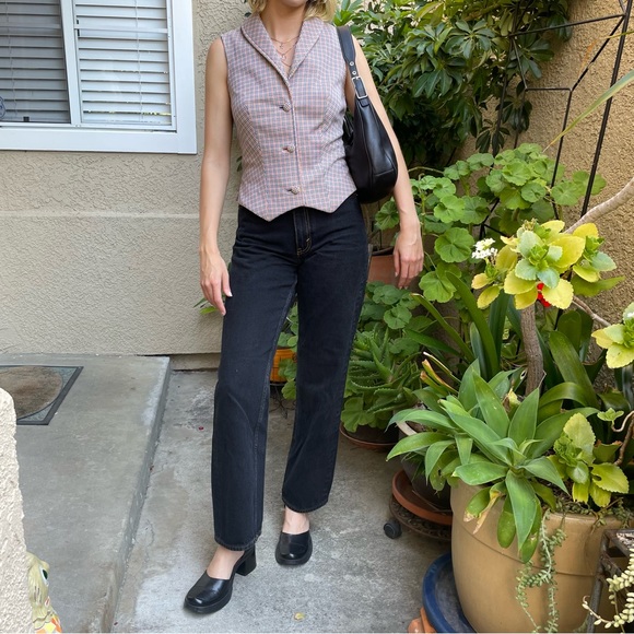 Vintage black/silver Coach leather shoulder bag - Picture 8 of 14